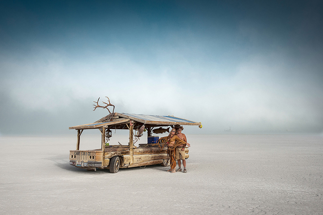A vehicle of Burning Man, photograph by Alexandra Lier