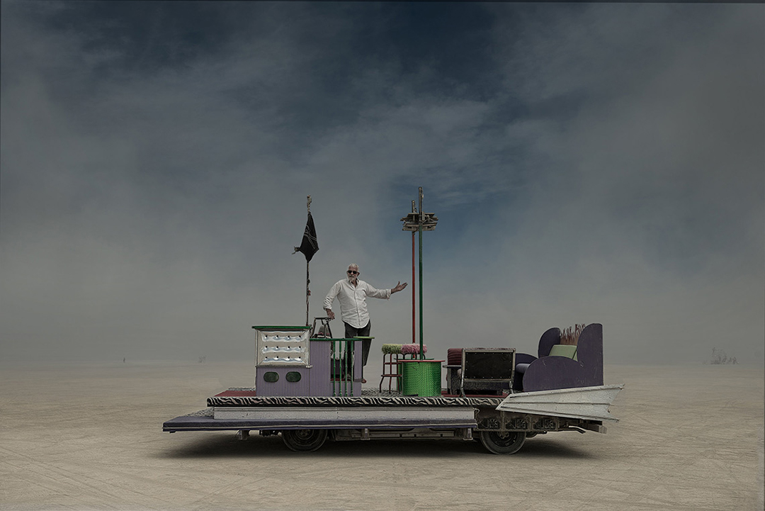 A vehicle of Burning Man, photograph by Alexandra Lier