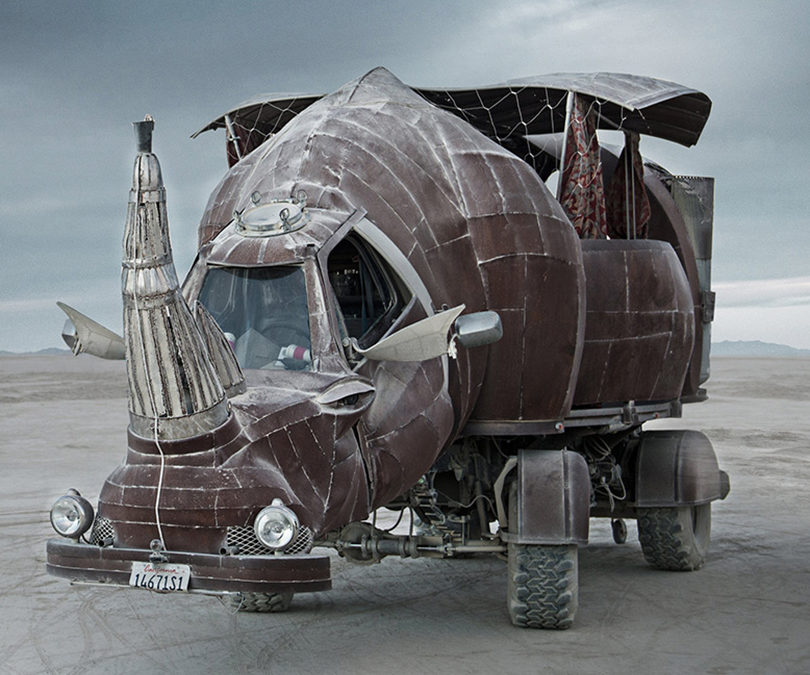 VEHICLES OF BURNING MAN