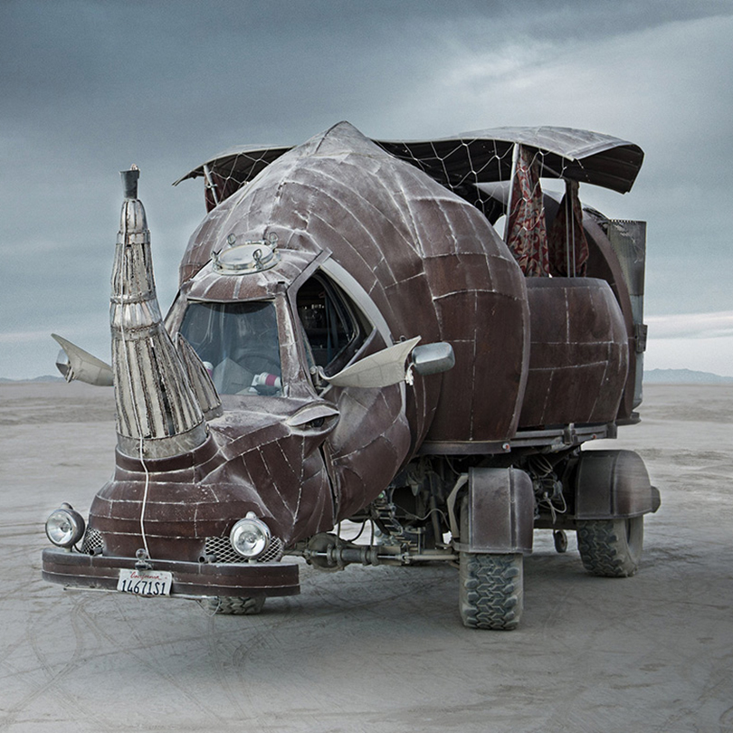 A vehicle of Burning Man, photograph by Alexandra Lier