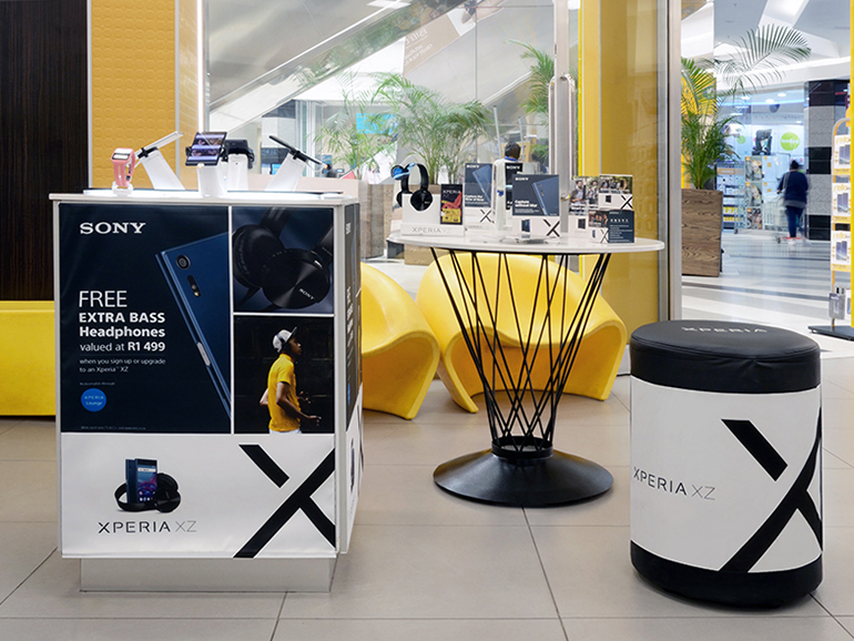 Sony Mobile MTN store interior