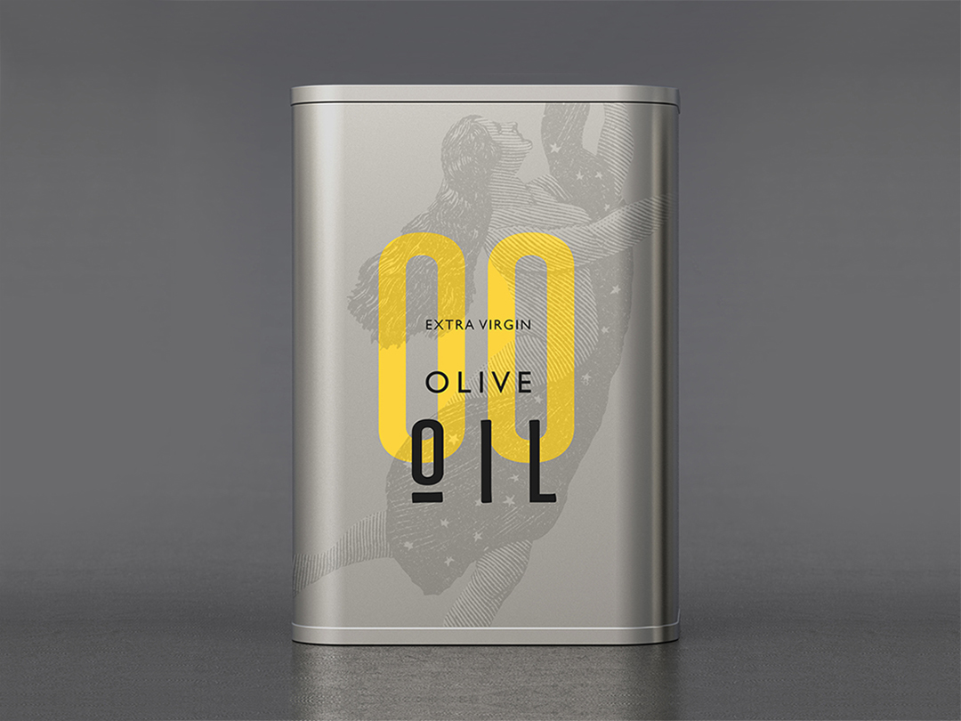 Saint O Delicatessen olive oil packaging