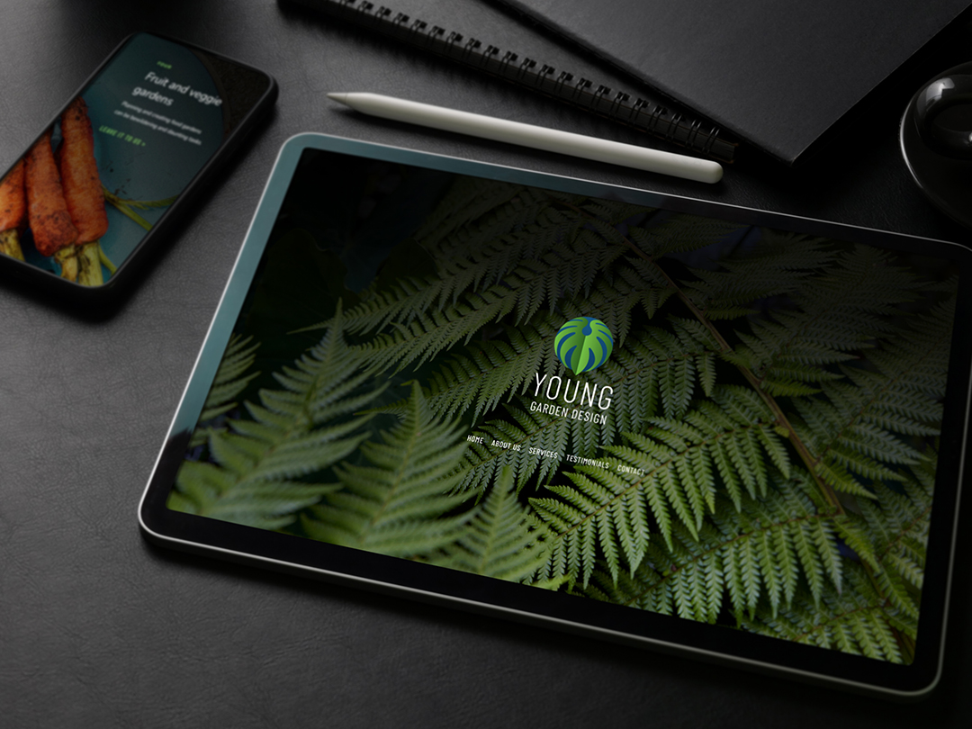 Young Garden Design website