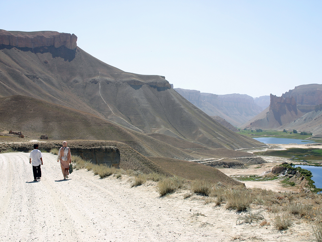 The lakes of Band-e Amir, photograph by Russ Smith